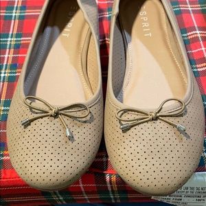 Esprit Taupe Flats size 10